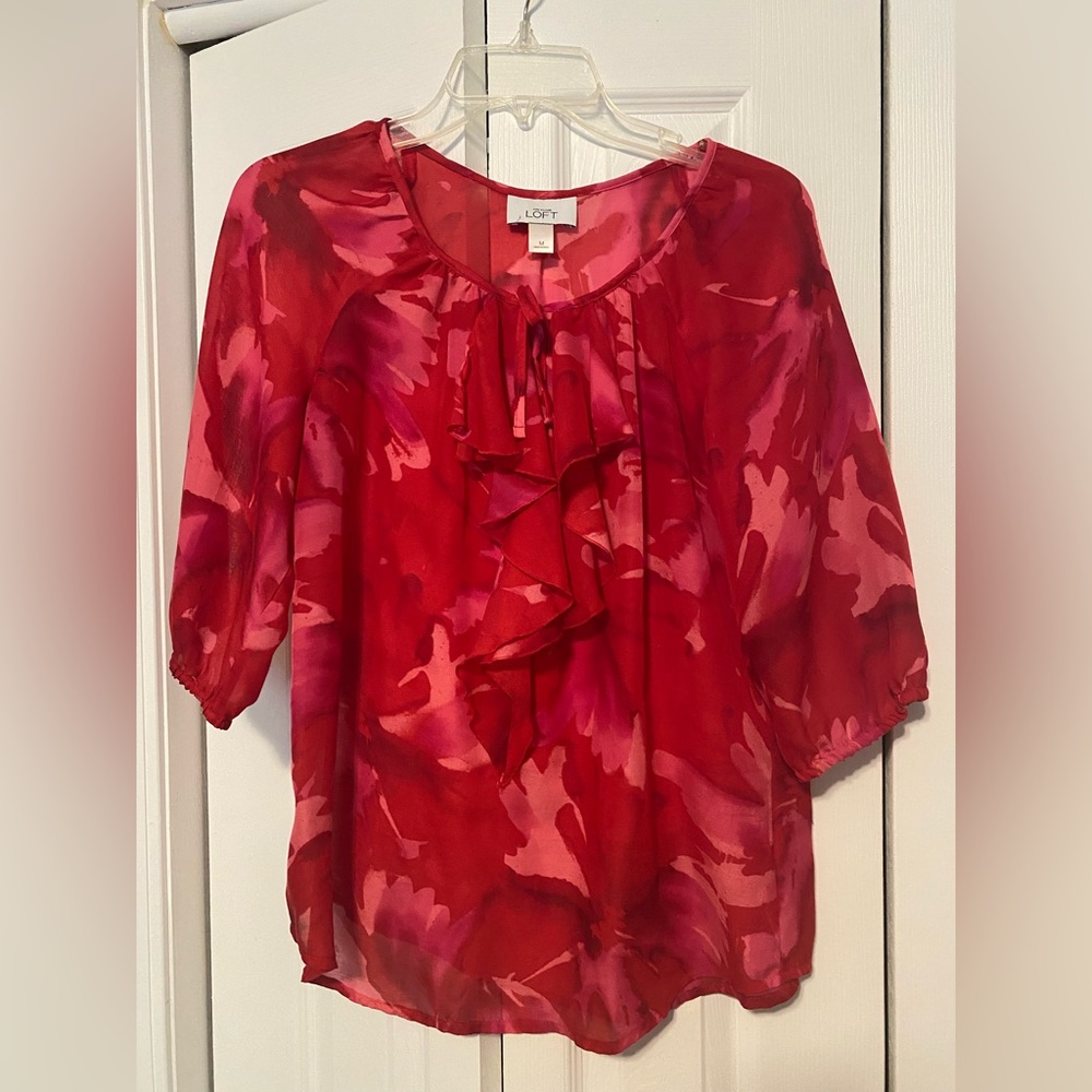 Loft 3/4 sleeve top